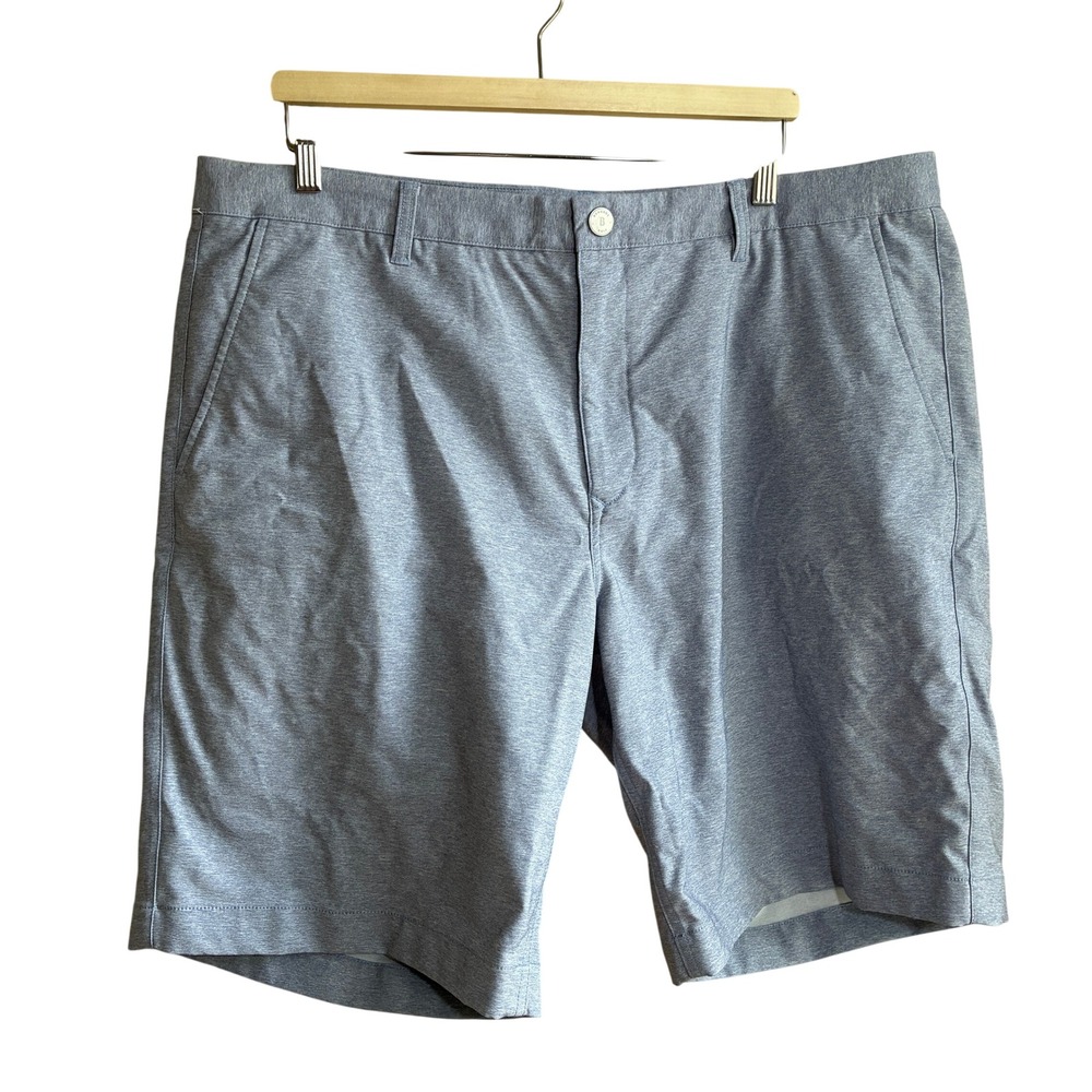 Bonobos Golf Performance Shorts 40 Light Blue Mens 10 Inch Inseam Polyester